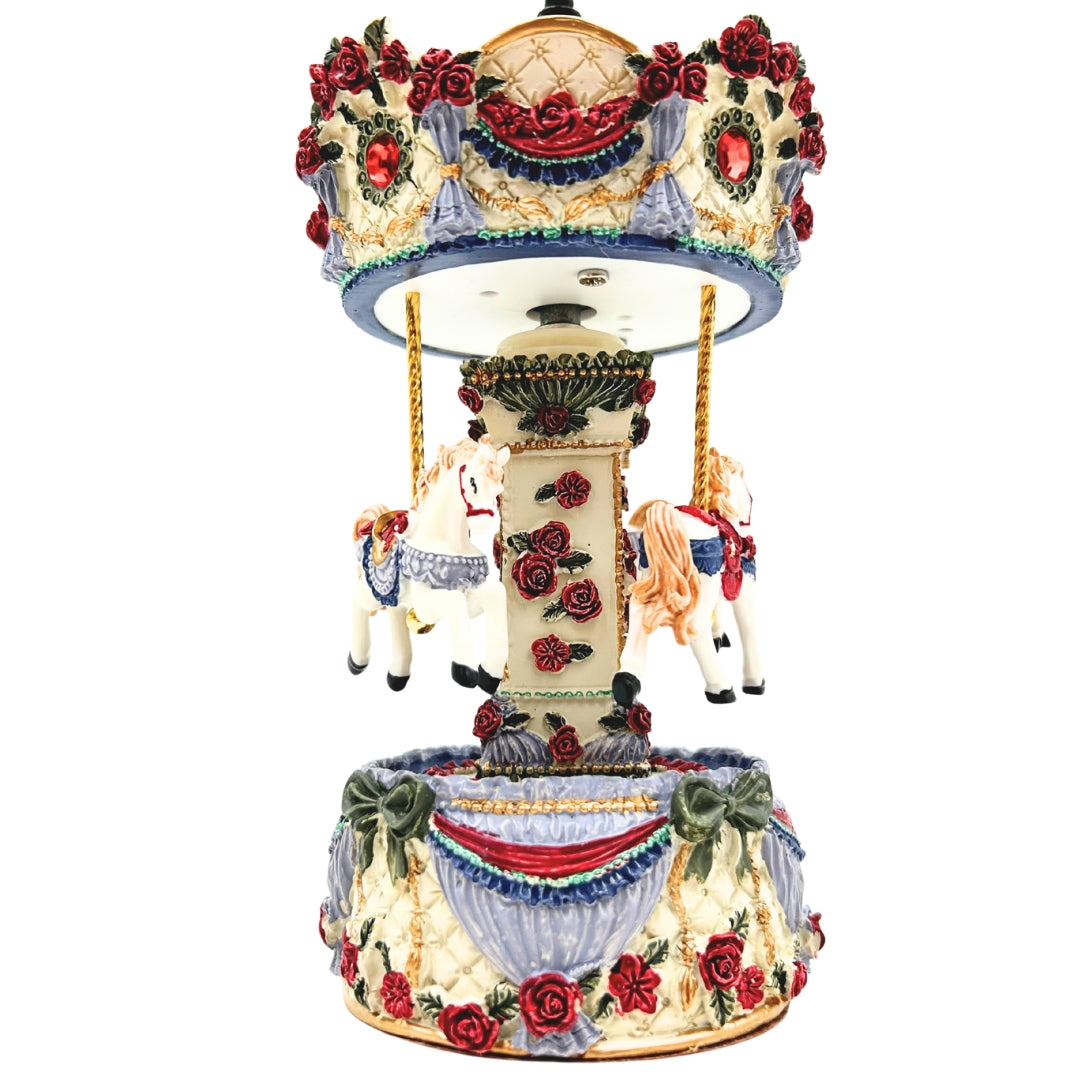 Carrousel-muziekdoos 18cm met gravure