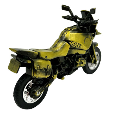 Model van metalen motorfiets HJ1 in donkergroene kleur met mogelijkheid tot personalisatie met gravure