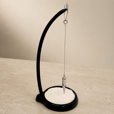 Zandpendel Sand Pendulum met gravure - inspirerende decoratie 38cm met kinetisch zand