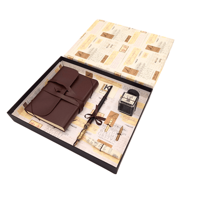 Exclusieve kalligrafieset met notitieboek