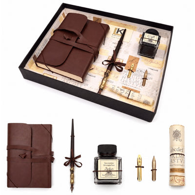 Exclusieve kalligrafieset met notitieboek