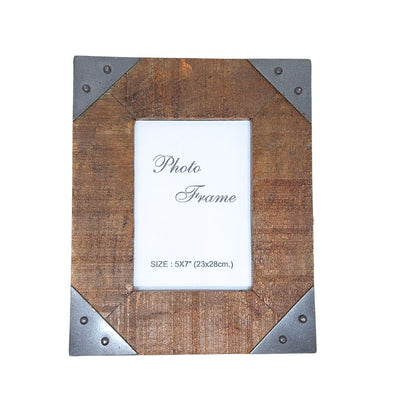 Houten fotolijst 13 x 18 cm met mogelijkheid tot personalisatie door gravure