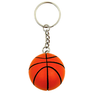 Sleutelhanger basketbal met gepersonaliseerde gravure