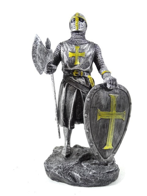 Ridderfiguur - kruisvaarder 18cm met mogelijkheid tot personalisatie met gravure