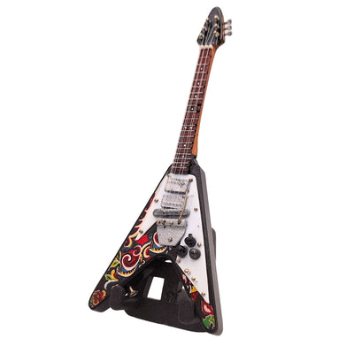 Mini-gitaar 15cm Jimmy Hendrix met mogelijkheid tot personalisatie met gravure