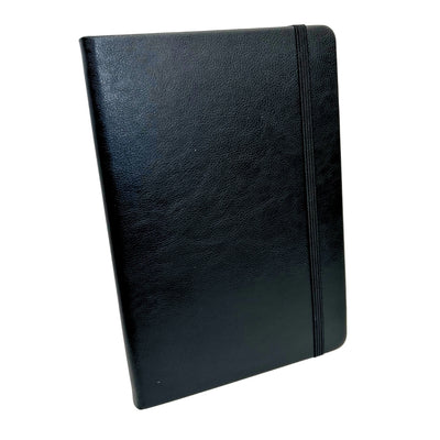 Elegante geschenkset Classico met personalisatie - leren notitieboek A5, paraplu, pen, visitekaarthouder en sleutelhanger in esthetische geschenkdoos