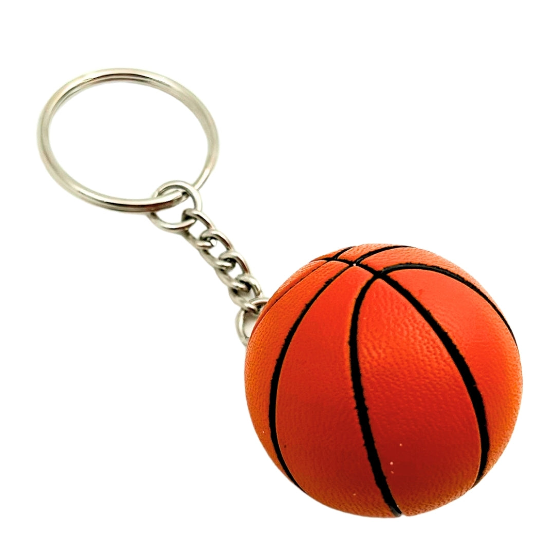 Sleutelhanger basketbal met gepersonaliseerde gravure