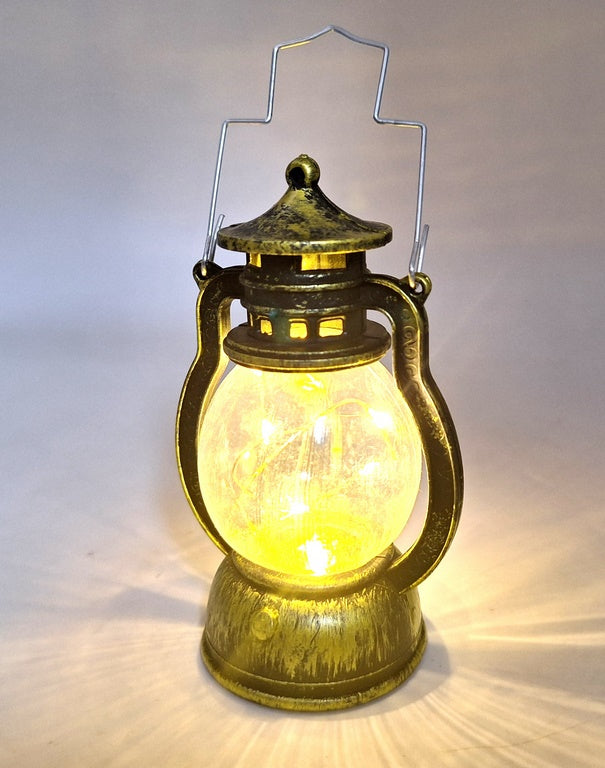 LED-nachtlampje in de vorm van een olielamp met mogelijkheid tot personalisatie door gravure, ideaal als cadeau - hoogte 12,6 cm, breedte 5,8 cm, CE-certificaat