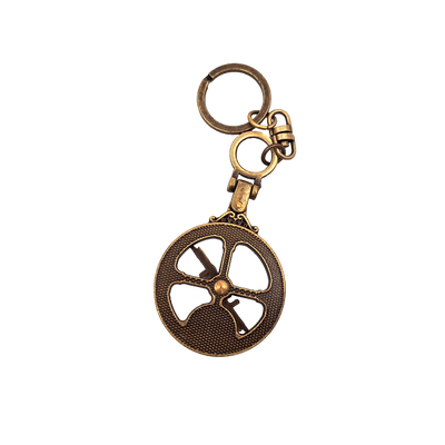 Maritieme sleutelhanger astrolabium H82 met gepersonaliseerde gravure - ideaal cadeau voor liefhebbers van astronomie, diameter 45 mm, gemaakt van zamak - stijlvol accessoire voor sleutels