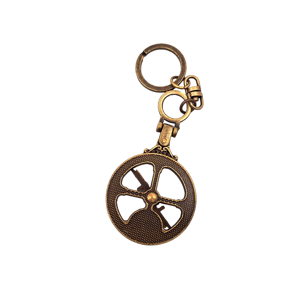 Maritieme sleutelhanger astrolabium H82 met gepersonaliseerde gravure - ideaal cadeau voor liefhebbers van astronomie, diameter 45 mm, gemaakt van zamak - stijlvol accessoire voor sleutels