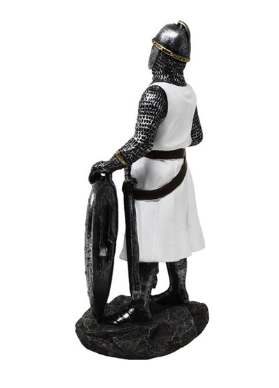Beeldje van een Tempelier, 18,5 cm, van polyresin, met mogelijkheid tot personalisatie door gravure
