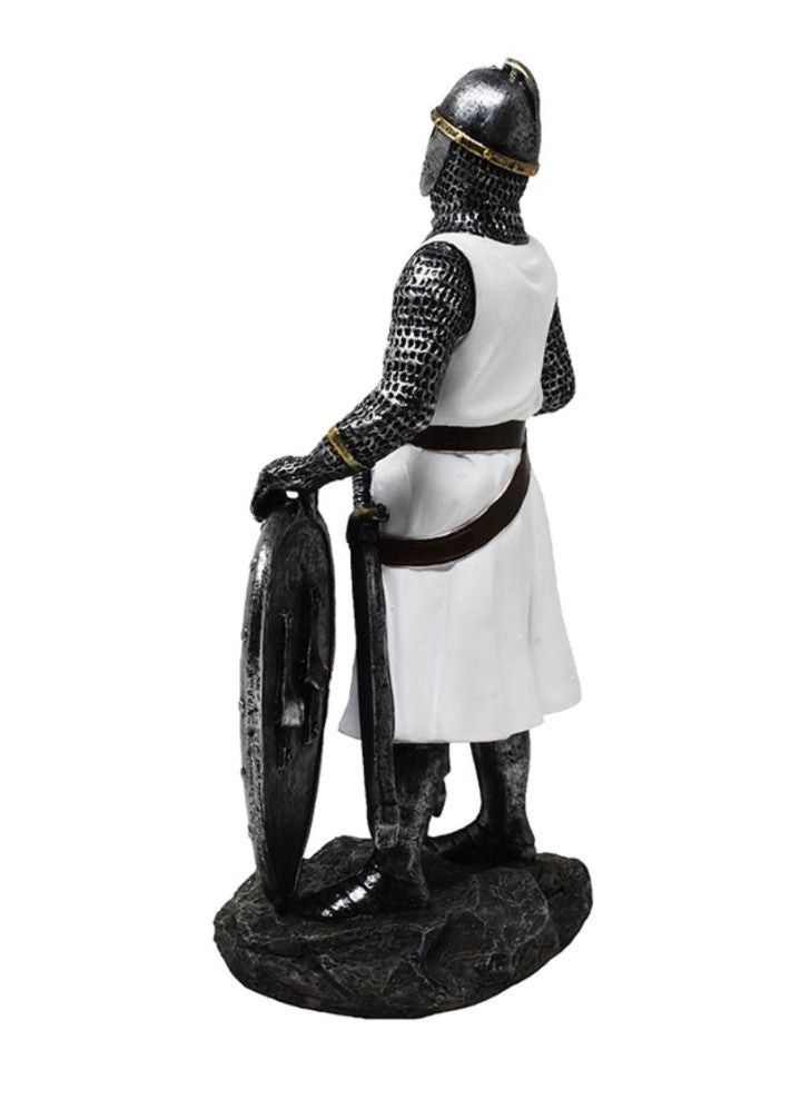 Beeldje van een Tempelier, 18,5 cm, van polyresin, met mogelijkheid tot personalisatie door gravure