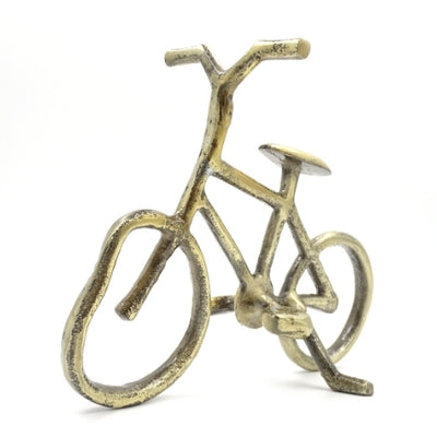 Metalen fietsfiguur MT209 met mogelijkheid tot personalisatie met gravure