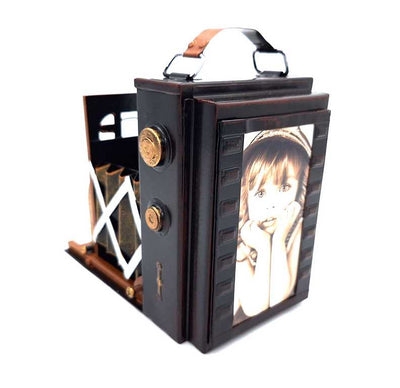 Retro fotocamera A144 met mogelijkheid tot personalisatie door gravure