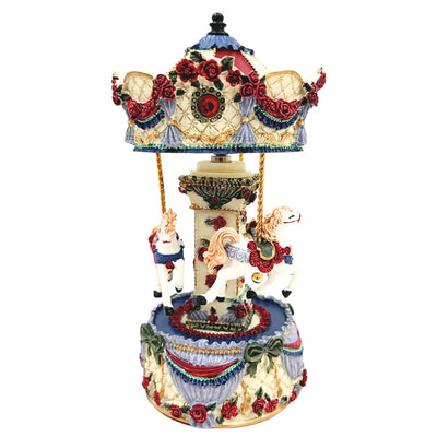 Carrousel-muziekdoos 18cm met gravure