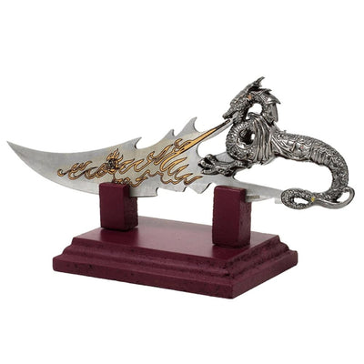 Decoratieve dolk draak 19 cm met mogelijkheid tot personalisatie met gravure