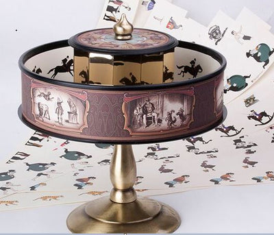 Retro praxinoscoop H63 met mogelijkheid tot personalisatie met gravure