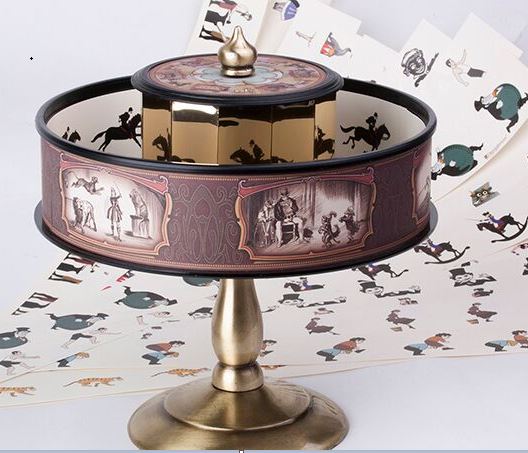 Retro praxinoscoop H63 met mogelijkheid tot personalisatie met gravure