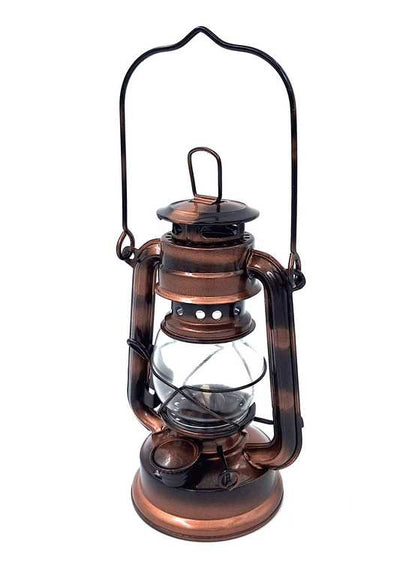 Stijlvolle retro scheepsolielamp DT245F met mogelijkheid tot personalisatie door gravure, ideaal als cadeau, gemaakt van glas en plaatmetaal, hoogte 19 cm, maritiem design