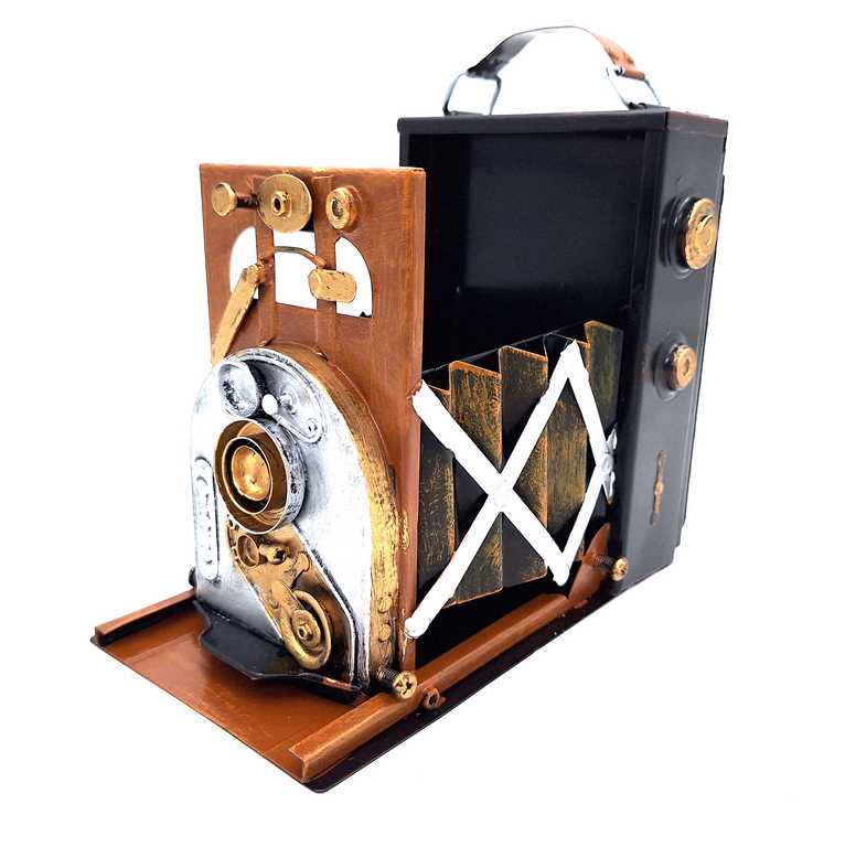 Retro fotocamera A144 met mogelijkheid tot personalisatie door gravure