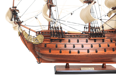 Exclusief model van het zeilschip San Felipe – SF4, mogelijkheid tot personalisatie door gravure