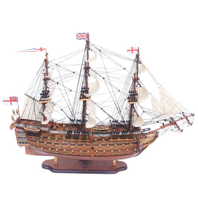 Exclusief groot model van het oorlogsschip HMS Prince 94cm met mogelijkheid tot personalisatie door gravure