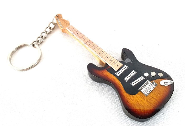 Sleutelhanger in de vorm van een Deep Purple-gitaar
