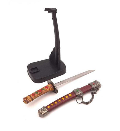 Katana - briefopener SW-199 met mogelijkheid tot personalisatie met gravure, ideaal als cadeau, hoogte 18 cm, decoratieve schede inbegrepen