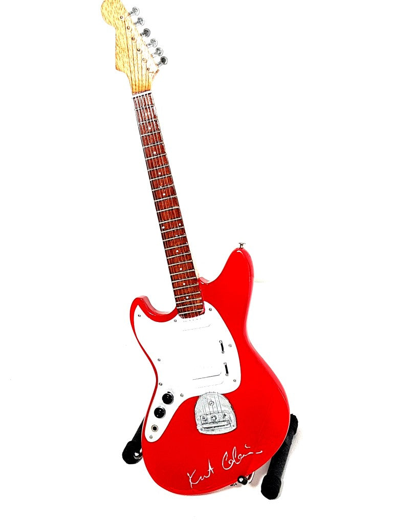 Mini-gitaar Kurt Cobain Nirvana MGT-0277 met mogelijkheid tot personalisatie met gravure