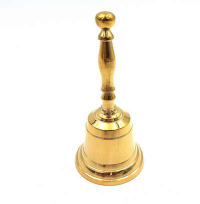 Messing handbel 11,5 cm met mogelijkheid tot personalisatie door gravure