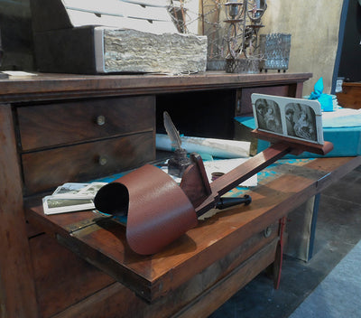 Stereoscoop H60 retro met gravure