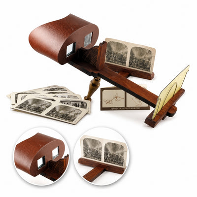 Stereoscoop H60 retro met gravure