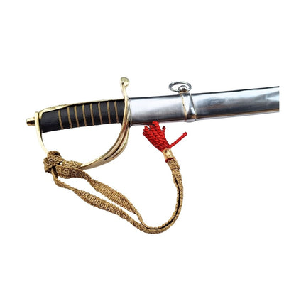 Replica van de cavaleriesabel “Radziwiłłówka” uit 1917 met opschrift “Eer en Vaderland” - gepersonaliseerde gravure, elegant cadeau, ongehard staal, lengte 91 cm