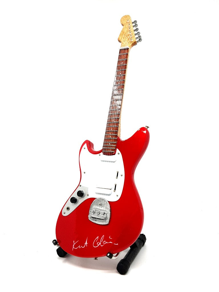 Mini-gitaar Kurt Cobain Nirvana MGT-0277 met mogelijkheid tot personalisatie met gravure