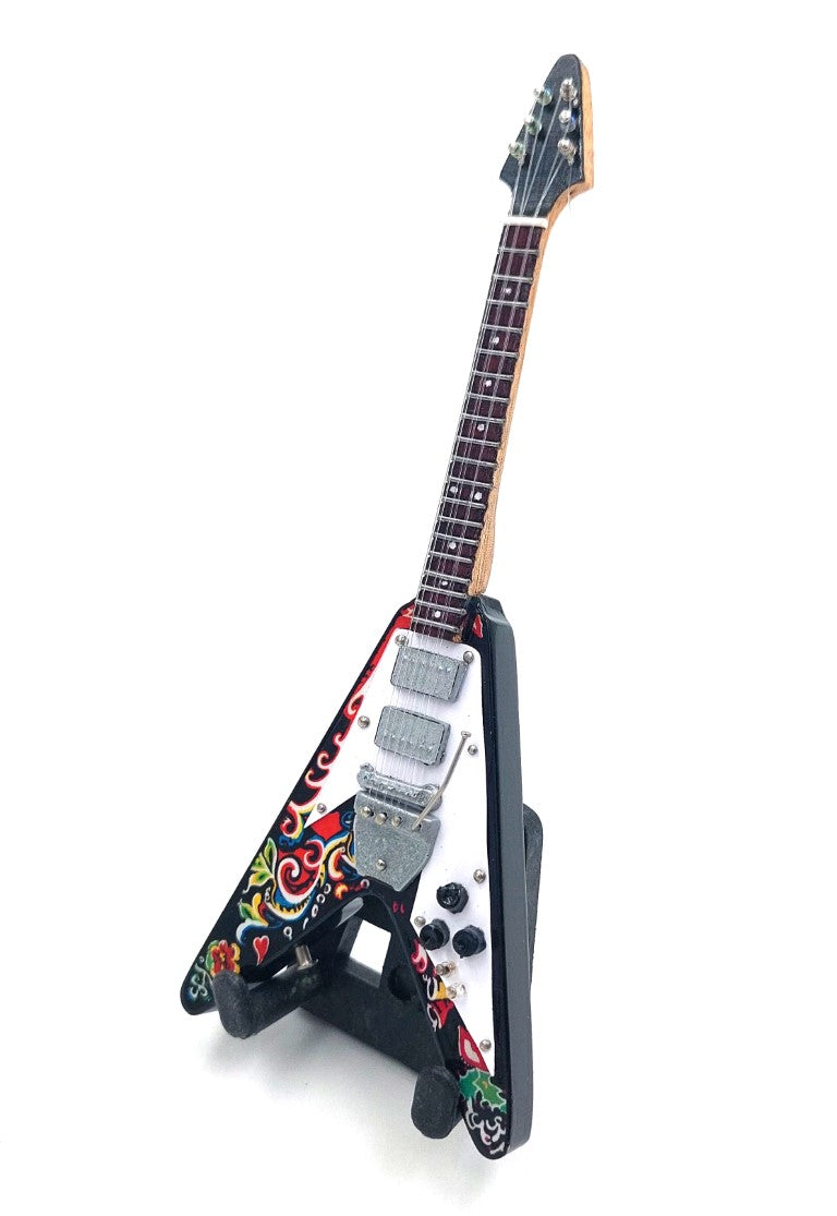 Mini-gitaar 15cm Jimmy Hendrix met mogelijkheid tot personalisatie met gravure