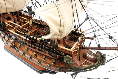 Model van het zeilschip San Felipe 80cm, mogelijkheid tot personalisatie door gravure
