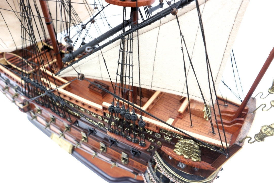 Model van het zeilschip San Felipe 80cm, mogelijkheid tot personalisatie door gravure