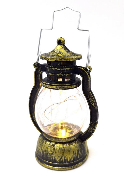 LED-nachtlampje in de vorm van een olielamp met mogelijkheid tot personalisatie door gravure, ideaal als cadeau - hoogte 12,6 cm, breedte 5,8 cm, CE-certificaat