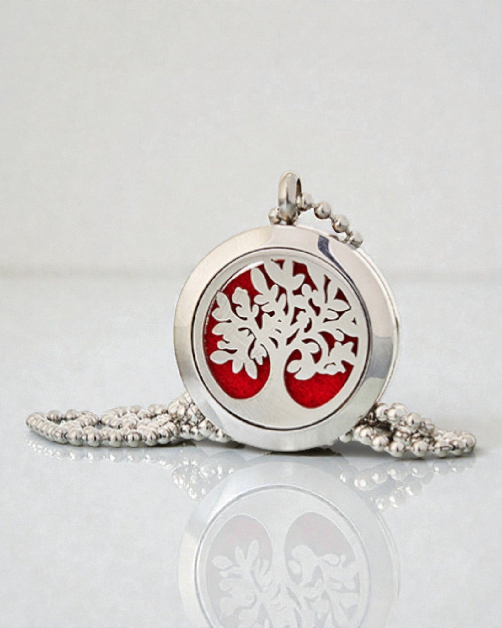 AromaTree Harmonie – Aromatherapiehalsketting Levensboom 25 mm