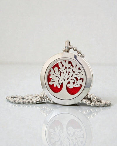 AromaTree Harmonie – Aromatherapiehalsketting Levensboom 25 mm