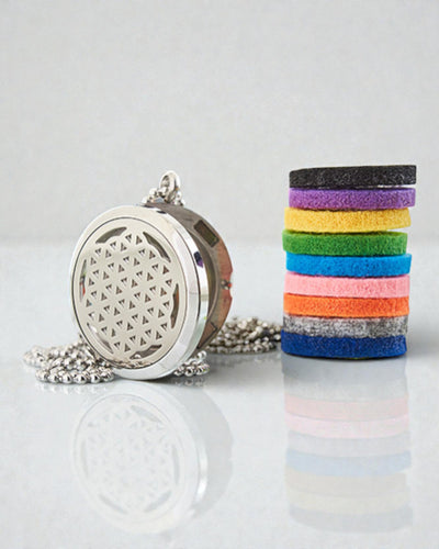 VitaFlora – Aromatherapiehalsketting Bloem des Levens 30 mm