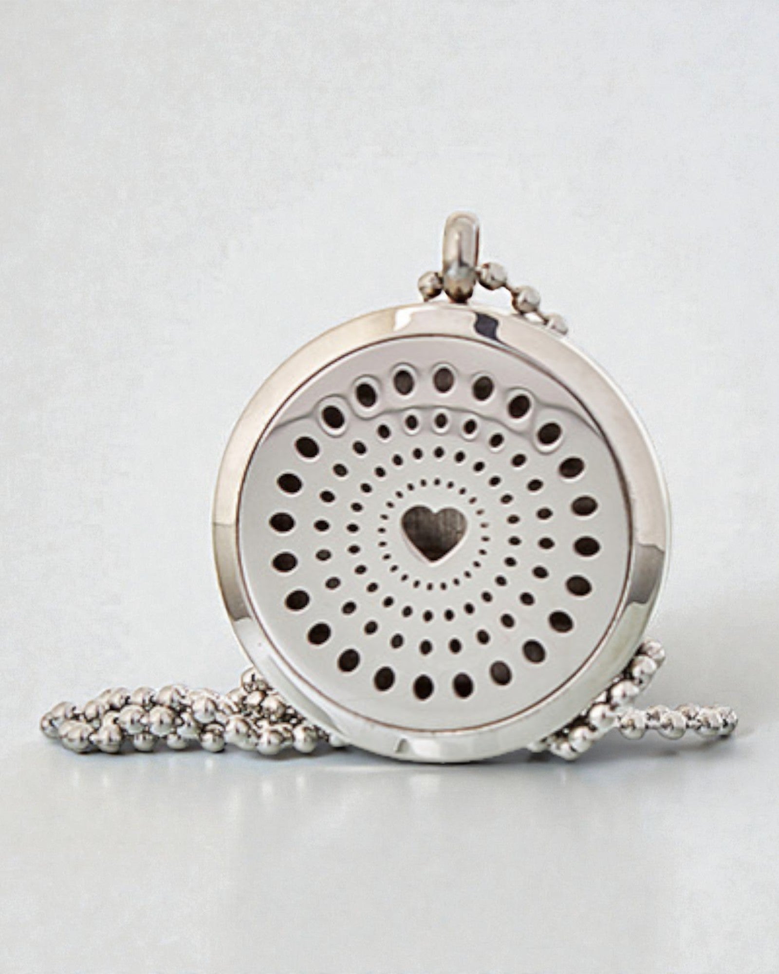 Celestia Heart – Aromatherapieketting met diamantvormig hart 30 mm