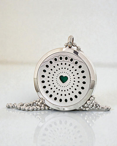 Celestia Heart – Aromatherapieketting met diamantvormig hart 30 mm