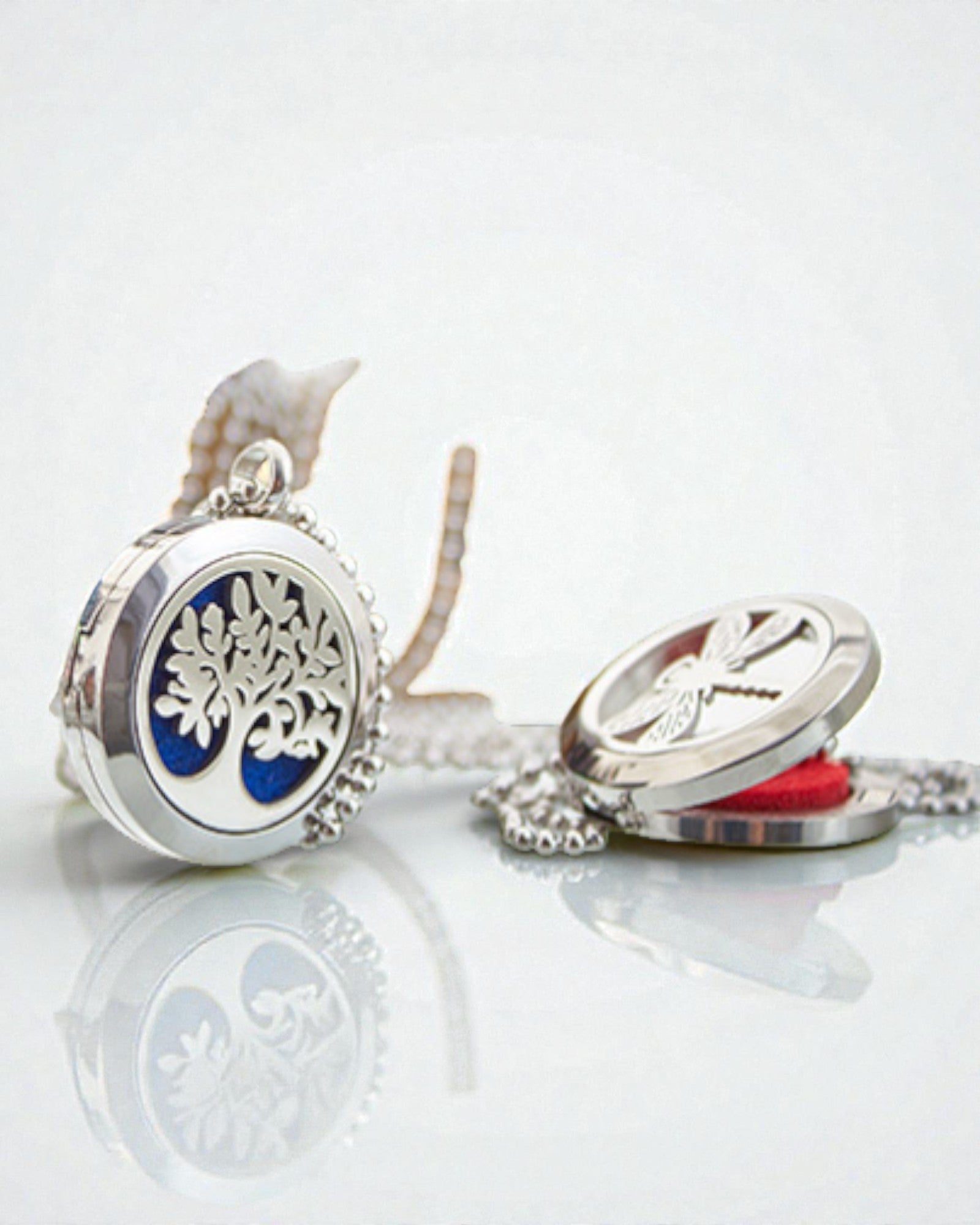 Aromalife chakra OM-halsketting – geurmedaillon 30 mm