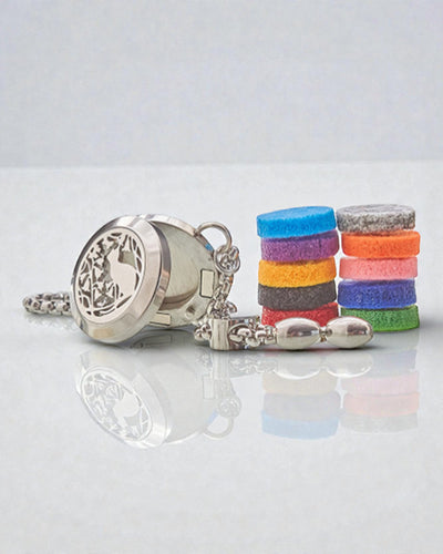 Armband Aromalife Kattenbloesem – geurmedaillon Kat en Bloemen 20 mm