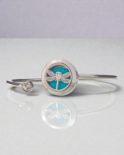 Aromalife Drakengeest-armband – geurmedaillon met libel 20 mm