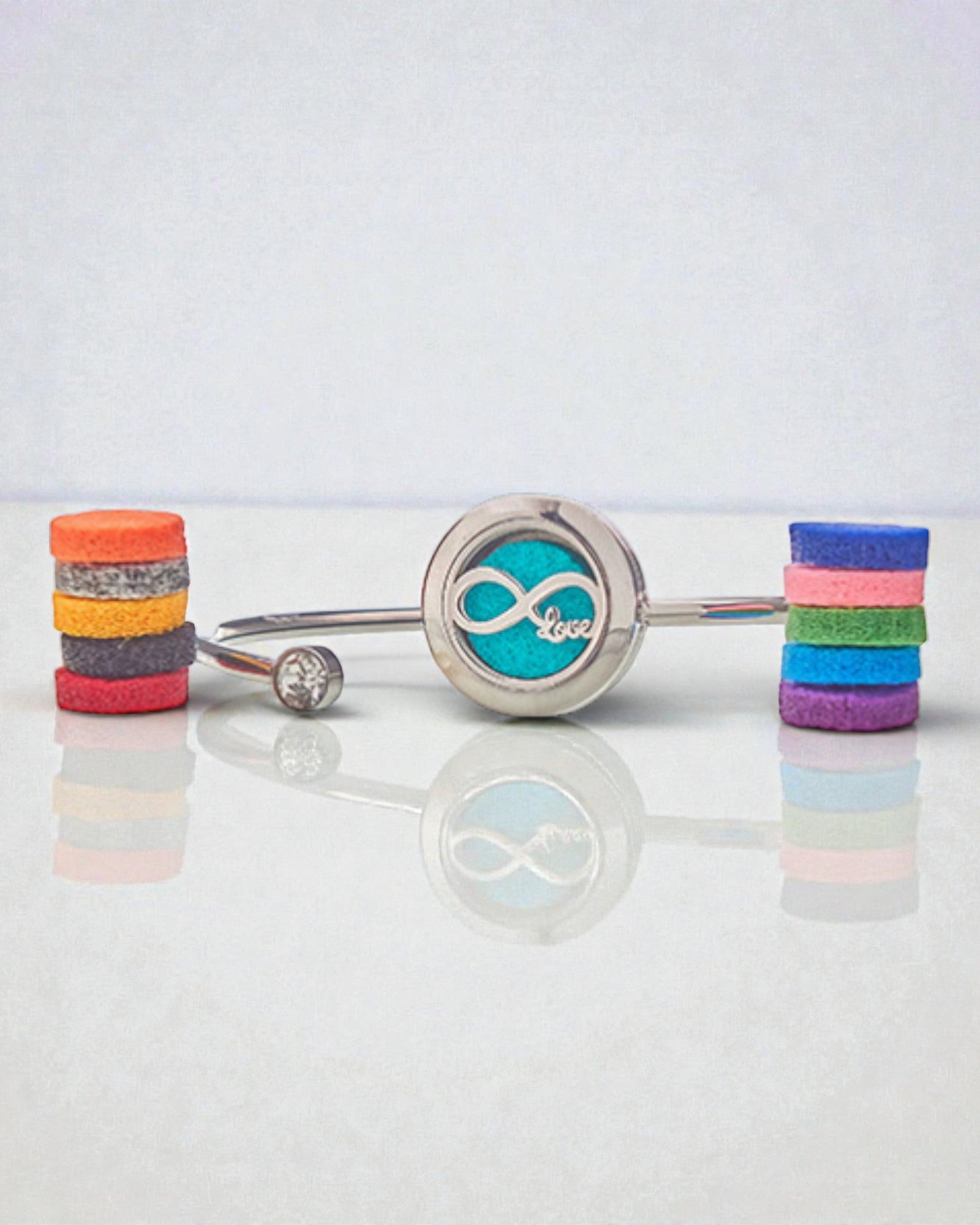 Aromalife armband Eeuwige Liefde – geurmedaillon Oneindige Liefde 20 mm