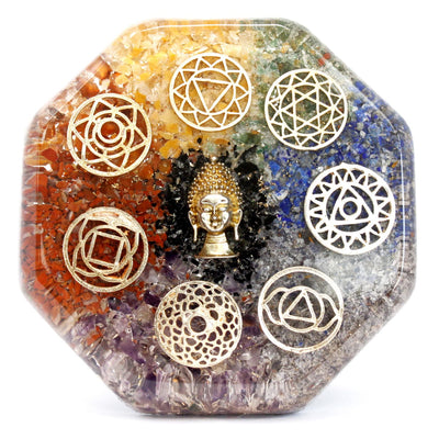 Orgoniet-powerpack voor op het bureau - Boeddha-chakra