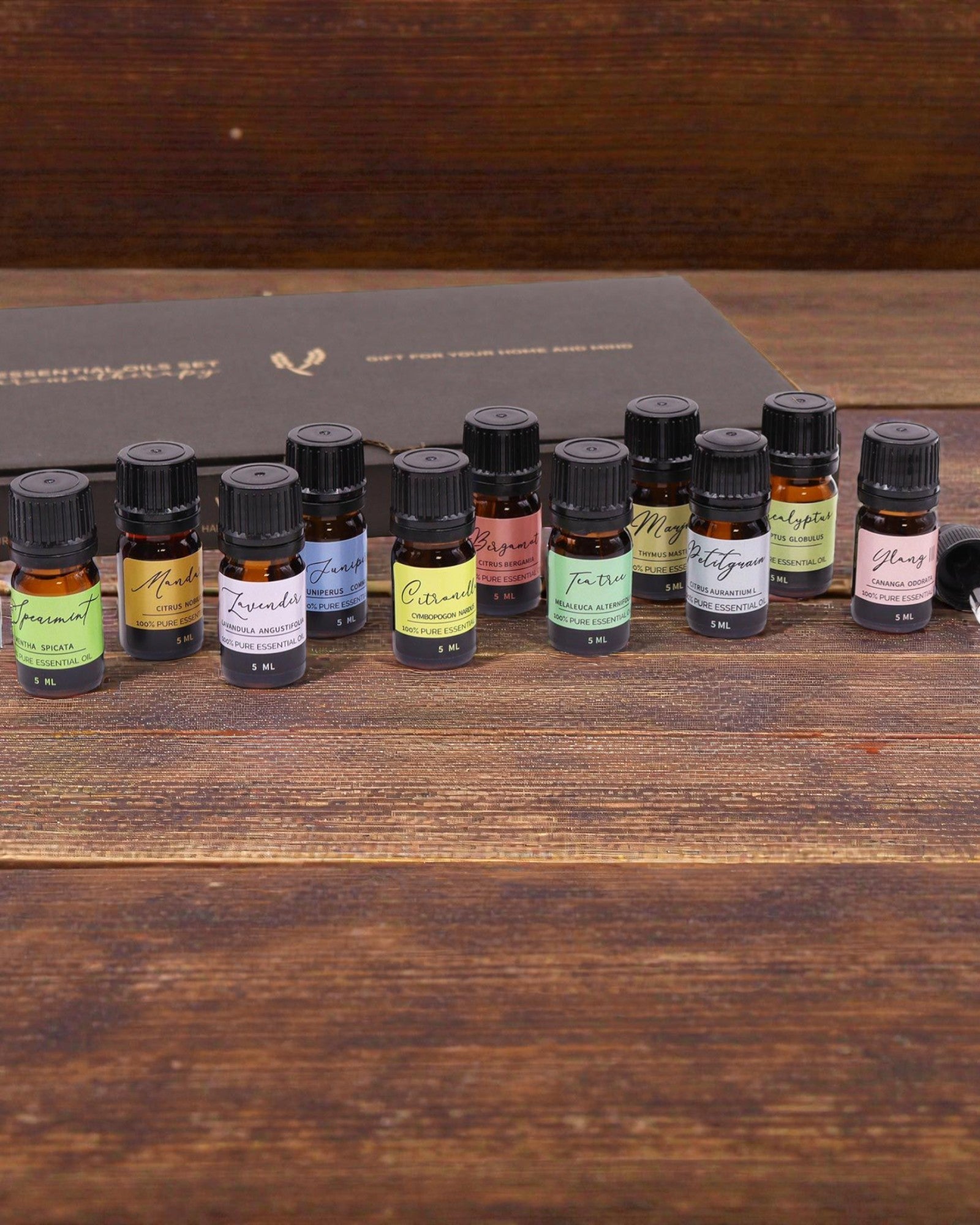 Aromatherapieset met etherische oliën - Lente