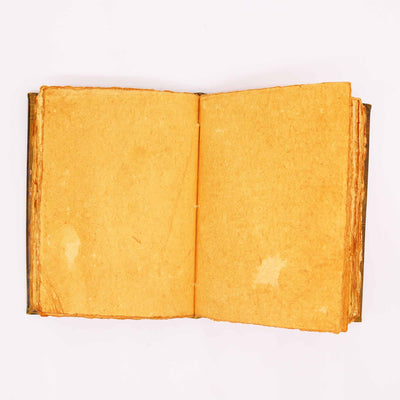 Hefty Coffee Tan Book met uilendecoratie